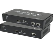 Комплект для передачи OSNOVO TA-HiKM+RA-HiKM HDMI, USB и ИК управления по кабелю витой пары (CAT5e/6) до 150м. sct1409