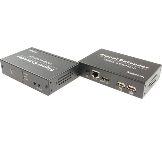Комплект для передачи OSNOVO TA-HiKMP+RA-HiKMP HDMI, USB(клавиатура и мышь), ИК управления и питания по кабелю витой пары (HDBaseT). sct1467 1