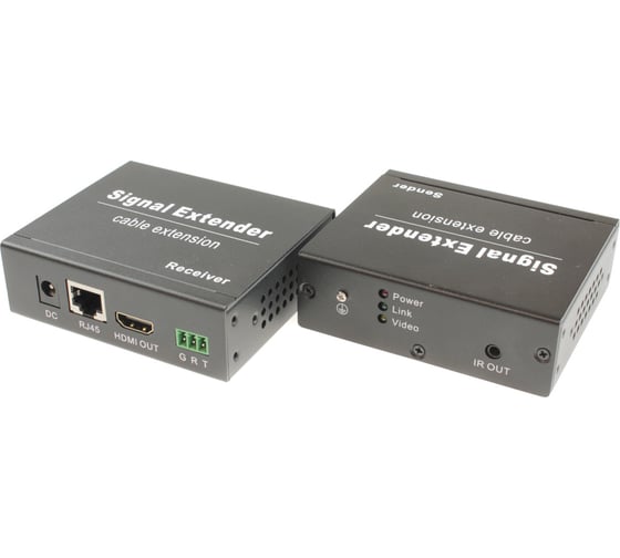 Комплект для передачи OSNOVO TA-HiDP+RA-HiDP HDMI, RS232, ИК управления и питания по кабелю витой пары (HDBaseT). sct1468 1