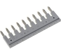 Перемычка для клемм Degson ds2.5, втычн, 10 полюсов,серая, упак. 10шт. DFB10-8.2-11-00Z(H)