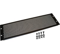 Вентиляционная фальш-панель LANMASTER 19" 3U, черная LAN-DC-VNP-3U