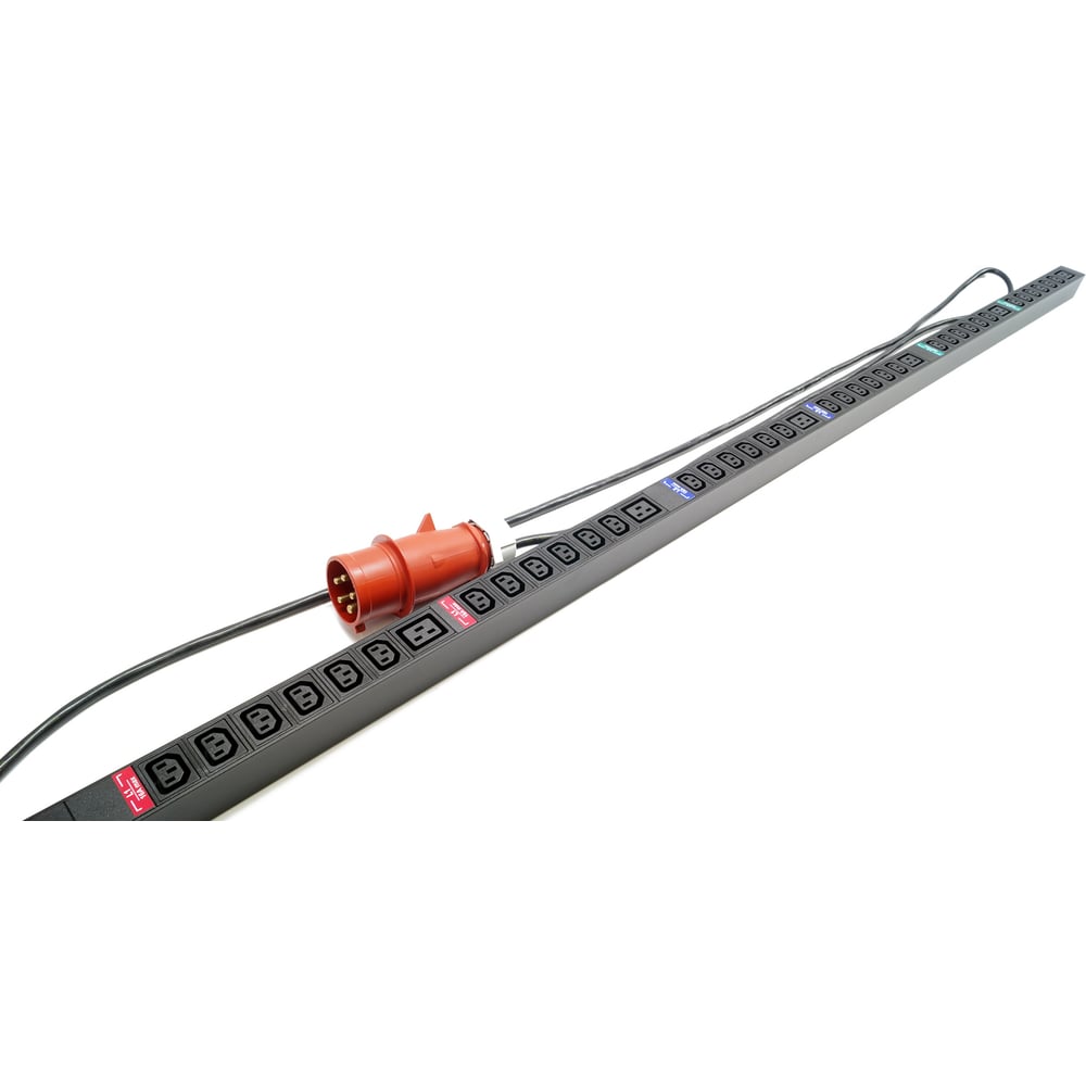 Блок розеток Hyperline She-36iec-6biec-3x32-3pvr, вертикальный, 36 ...