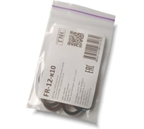 Уплотнительное плоское кольцо Weyer FR-M12-к10, комплект-10 шт. цвет черный, внутр. M12 WE5100200-10