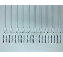Пластиковая номерная пломба Пломба.Ру d 3,4 мм., l 210 мм., цвет белый 100 шт. кпп-1-2203 1006071