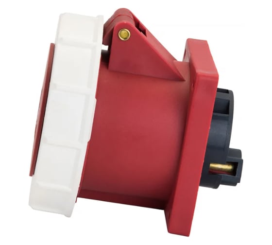 Стационарная внутренняя розетка EKF PROxima 3142, 3Р+РЕ, 16А, 380В, IP67 ps-3142-16-380