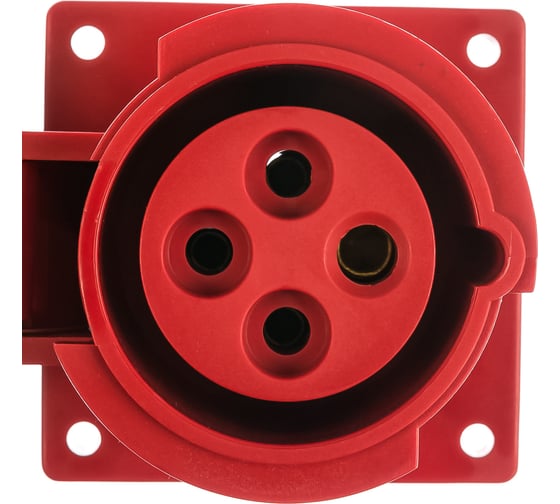 Стационарная внутренняя розетка EKF PROxima 3142, 3Р+РЕ, 16А, 380В, IP67 ps-3142-16-380