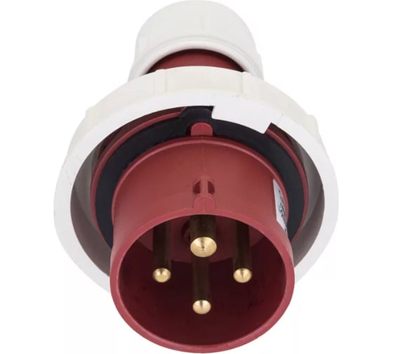Переносная вилка EKF PROxima 0142, 3Р+РЕ, 16А, 380В, IP67 ps-0142-16-380