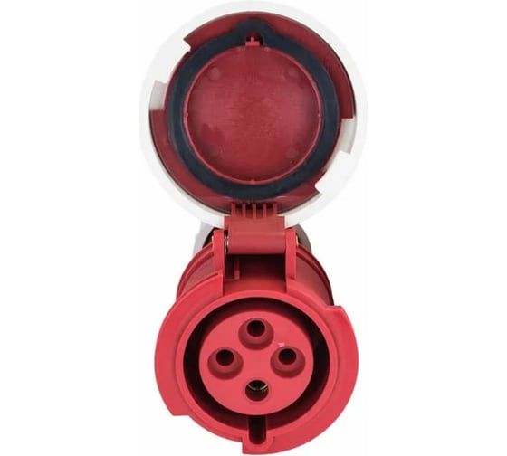 Переносная розетка EKF PROxima 2342, 3Р+РЕ, 63А, 380В, IP67 ps-2342-63-380 1