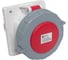 Розетка стационарная внутренняя угловая EKF 4352 3Р+РЕ+N 63А 380В IP67 ps-4352-63-380 1