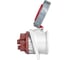 Розетка стационарная внутренняя угловая EKF 4352 3Р+РЕ+N 63А 380В IP67 ps-4352-63-380 10