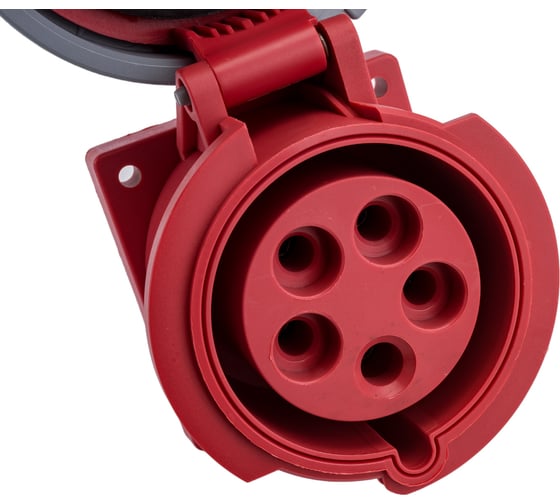 Стационарная внутренняя розетка EKF PROxima 3252, 3Р+РЕ+N, 32А, 380В, IP67 ps-3252-32-380