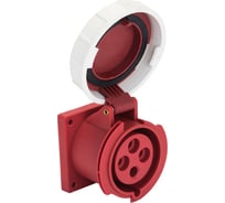 Стационарная внутренняя розетка EKF PROxima 3242, 3Р+РЕ, 32А, 380В, IP67 ps-3242-32-380