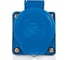 Розетка стационарная наружная EKF 123 2Р+РЕ 32А 220В IP44 ps-123-32-220 2
