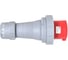 Вилка переносная EKF 0452 3Р+РЕ+N 125А 380В IP67 ps-0452-125-380 2