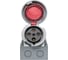 Розетка стационарная наружная EKF 1342 3Р+РЕ 63А 380В IP67 ps-1342-63-380 3