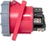 Розетка стационарная внутренняя угловая EKF 4452 3Р+РЕ+N 125А 380В IP67 ps-4452-125-380 3