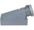 Розетка стационарная наружная EKF 1442 3Р+РЕ 125А 380В IP67 ps-1442-125-380 5