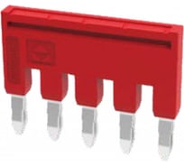 Перемычка Degson для клемм ds, втычная, 5 полюсов, красная, упак. 10шт. DFB5-6.2-16-00Z(H)