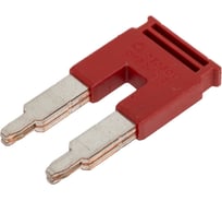 Перемычка Degson для клемм ds, втычная, 2 полюса, красная, упак. 10шт. DFB2-12.2-16-00Z(H)