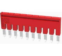 Перемычка Degson для клемм ds, втычная, 10 полюсов, красная, упак. 10шт. DFB10-10.2-16-00Z(H)
