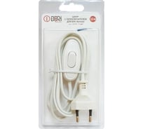 Шнур для бра DORI с переключателем 3,5м, белый 15774