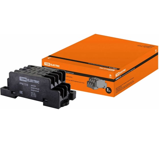Модульный разъем TDM ELECTRIC РРМ77/3 для РЭК77/3 SQ0701-0005