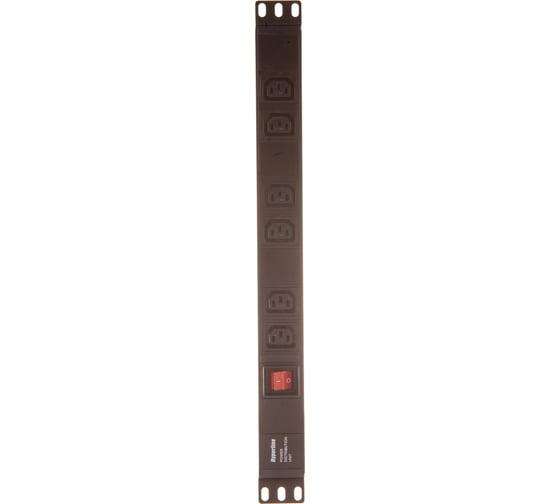 Блок розеток Hyperline SHE19-6IEC-S-IEC для 19 шкафов 426784