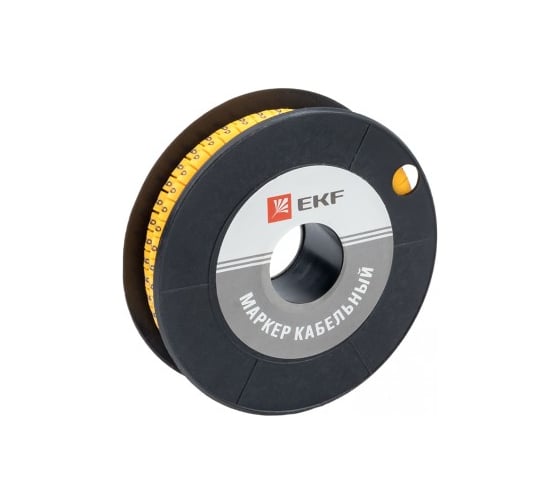 Кабельный маркер EKF 4.0кв.мм, 9, 500ед, ЕС-2 plc-KM-4-9 1