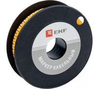 Кабельный маркер EKF 6.0кв.мм, 9, 500ед, ЕС-3 plc-KM-6-9
