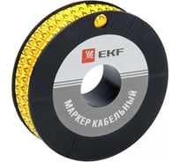 Кабельный маркер EKF 4.0кв.мм, A, 500ед, ЕС-2 plc-KM-4-A