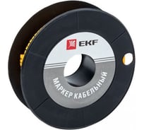 Кабельный маркер EKF 4.0кв.мм, 7, 500ед, ЕС-2 plc-KM-4-7