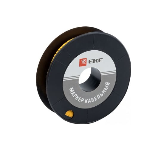 Кабельный маркер EKF 6.0кв.мм, 5, 500ед, ЕС-3 plc-KM-6-5