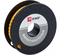 Кабельный маркер EKF 4.0кв.мм, C, 500ед, ЕС-2 plc-KM-4-C