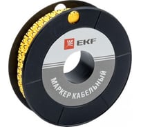 Кабельный маркер EKF 6.0кв.мм, A, 500ед, ЕС-3 plc-KM-6-A