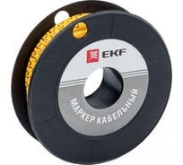 Кабельный маркер EKF 6.0кв.мм, C, 500ед, ЕС-3 plc-KM-6-C