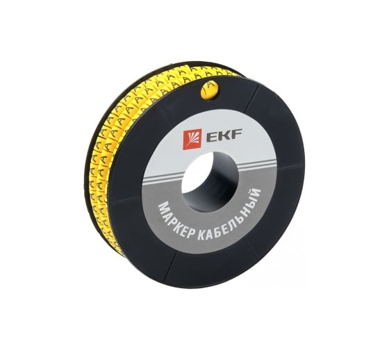 Кабельный маркер EKF 4,0мм2, A, 500шт, ЕС-2, PROxima plc-KM-4-A 1