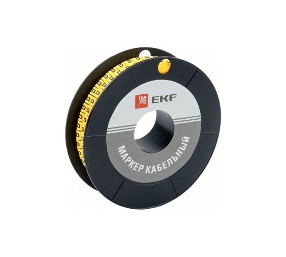 Кабельный маркер EKF 6,0 мм2, B, 350 шт, ЕС-3, PROxima plc-KM-6-B 1