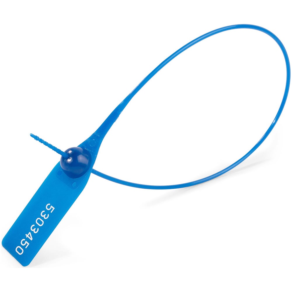 Универсальная пломба Fortisflex пластиковая ОСА-330 синий, 50шт 89771 ...