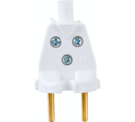 Вилка штепсельная SVET В6-001 300 SV0924-0001