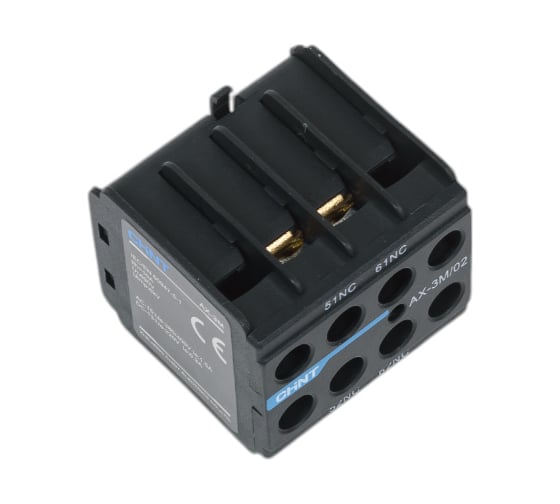Приставка дополнительные контакты CHINT AX-3M/02 к контактору NXC-06M~12M 925191