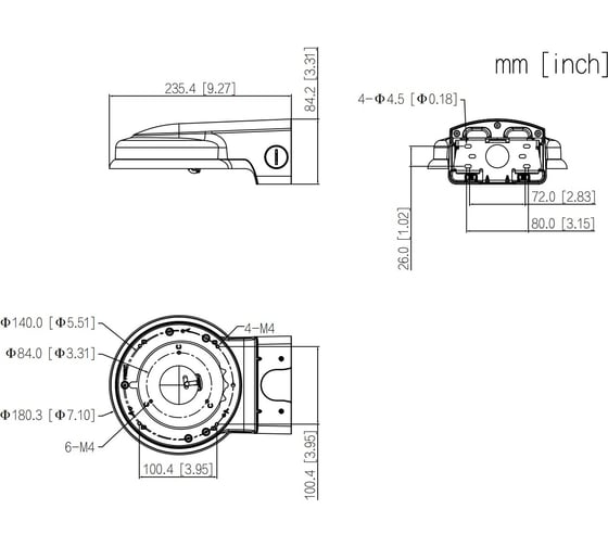 Кронштейн DAHUA DH-PFB211W