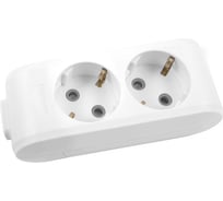 Колодка Panasonic X-TENDIA 2гн с/з белая 54998 WLTB0420-2WH