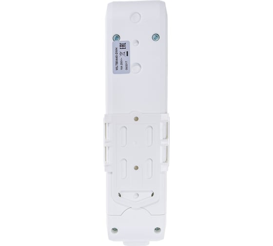 Колодка Panasonic X-TENDIA 54985 4гн с/з белая WLTB0440-2WH-RES