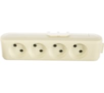 Колодка Panasonic X-TENDIA 4гн б/з белая 54987 WLTB0240-2WH