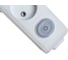Колодка Panasonic X-TENDIA 54993 3гн б/з с выключателем, белая WLTA0230-2WH-RES 5