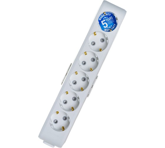 Колодка Panasonic X-TENDIA 54977 6гн с/з белая WLTB0460-2WH 1