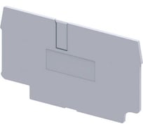 Крышка концевая для клеммы проходной КЭАЗ OptiClip EPCX10-серый -50шт 289726