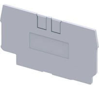 Крышка концевая для клеммы проходной КЭАЗ OptiClip EPCX6-серый -50шт 289725