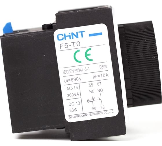 Приставка выдержка времени F5-T0 к контактору NC1 NC2 и NXC (R) CHINT 258021