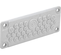 Ввод кабельный мембранный IEK Titan 35 отверстий, d=7-32мм ip65 серый TI-00D-MC-035-65